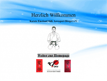 Tablet Screenshot of karate-boerger.de